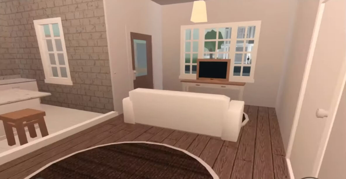 Interior Two Story Wooden Roblox bloxburg House
