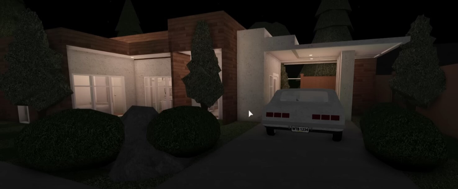 Exterior Single Story Modern House