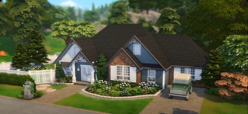 2The Sims 4 Country Cottage Layout