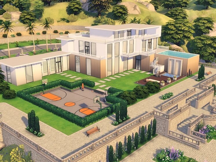 Two Storey Sims 4 Beach House