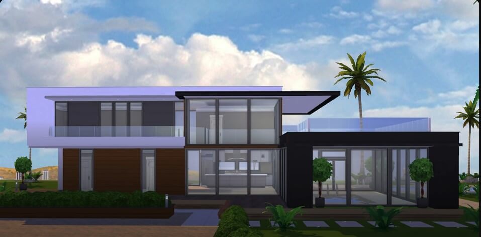 Sims 4 Modern Minimalistic Home