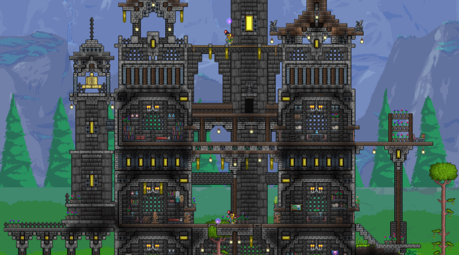 terraria building tips