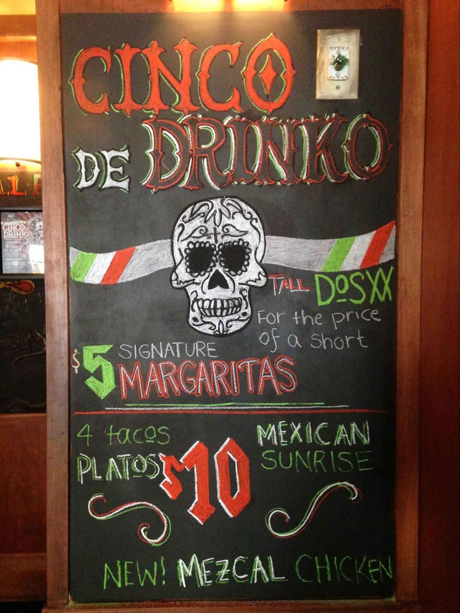 Cinco de Mayo Chalkboard Ideas