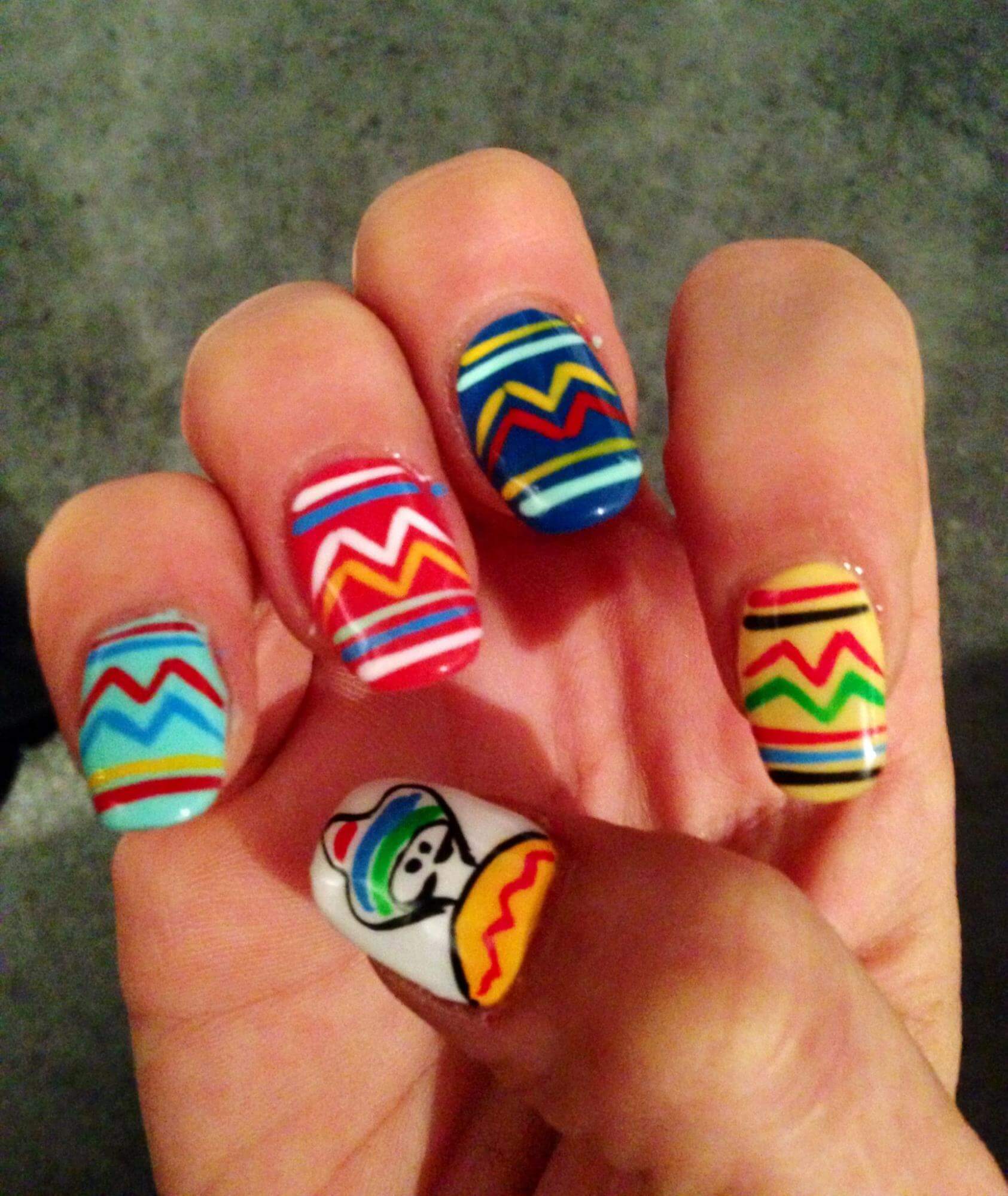 Cinco de mayo Nail ideas