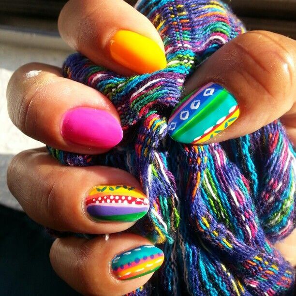 Cinco de mayo Nail ideas