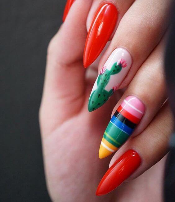 Cinco de mayo Nail ideas