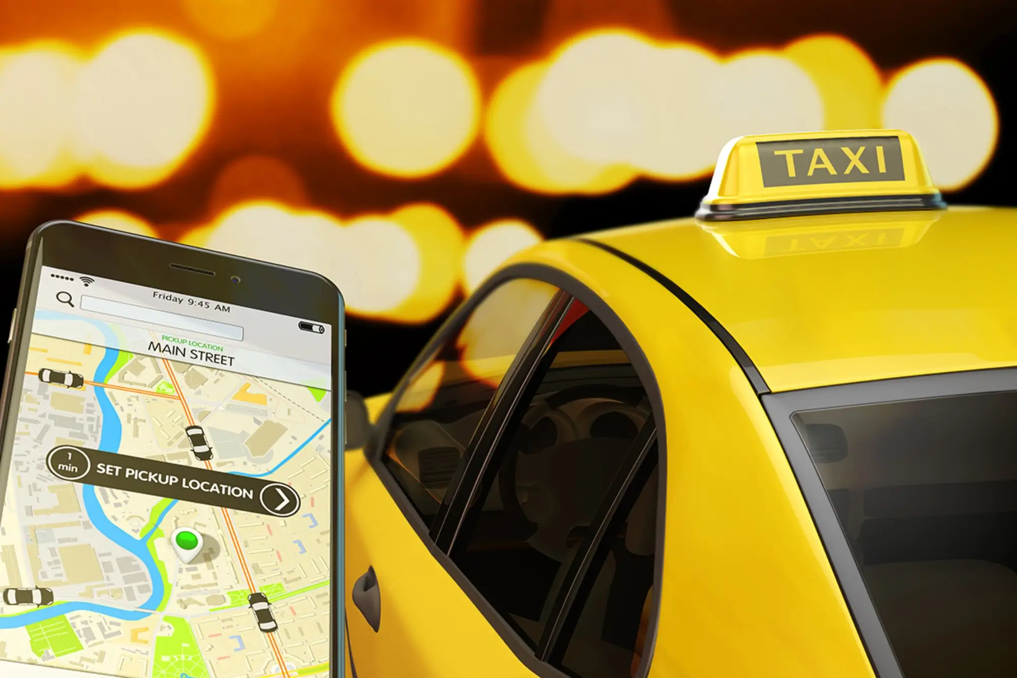 taxi-booking app