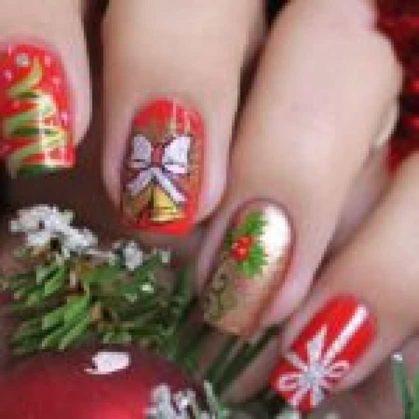 Christmas Nail Art Design