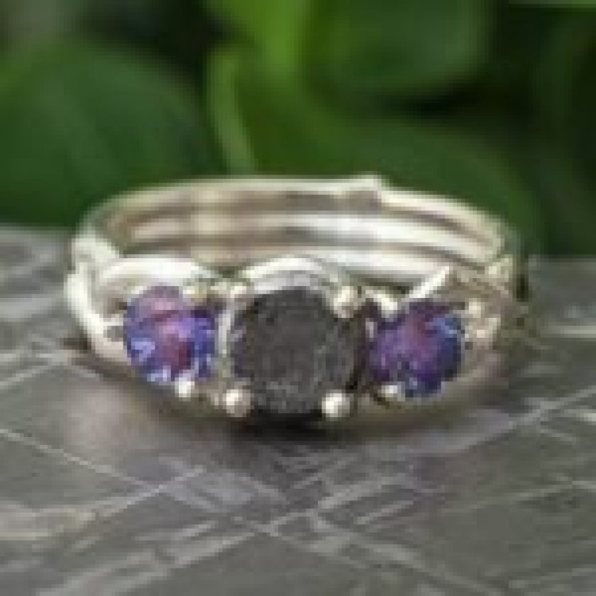 Alexandrite Engagement Ring