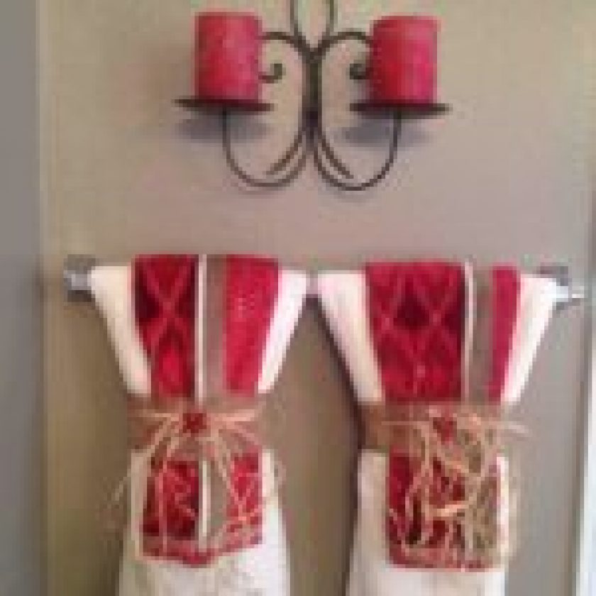 Bathroom Towel Decoration Ideas