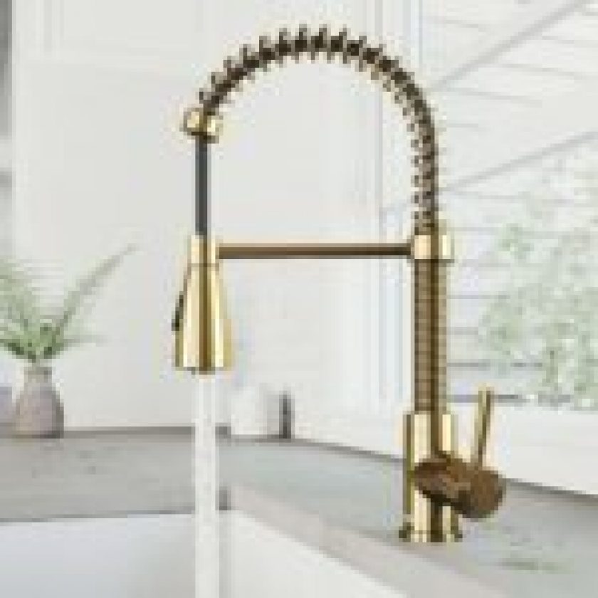 Brushed Gold Faucet