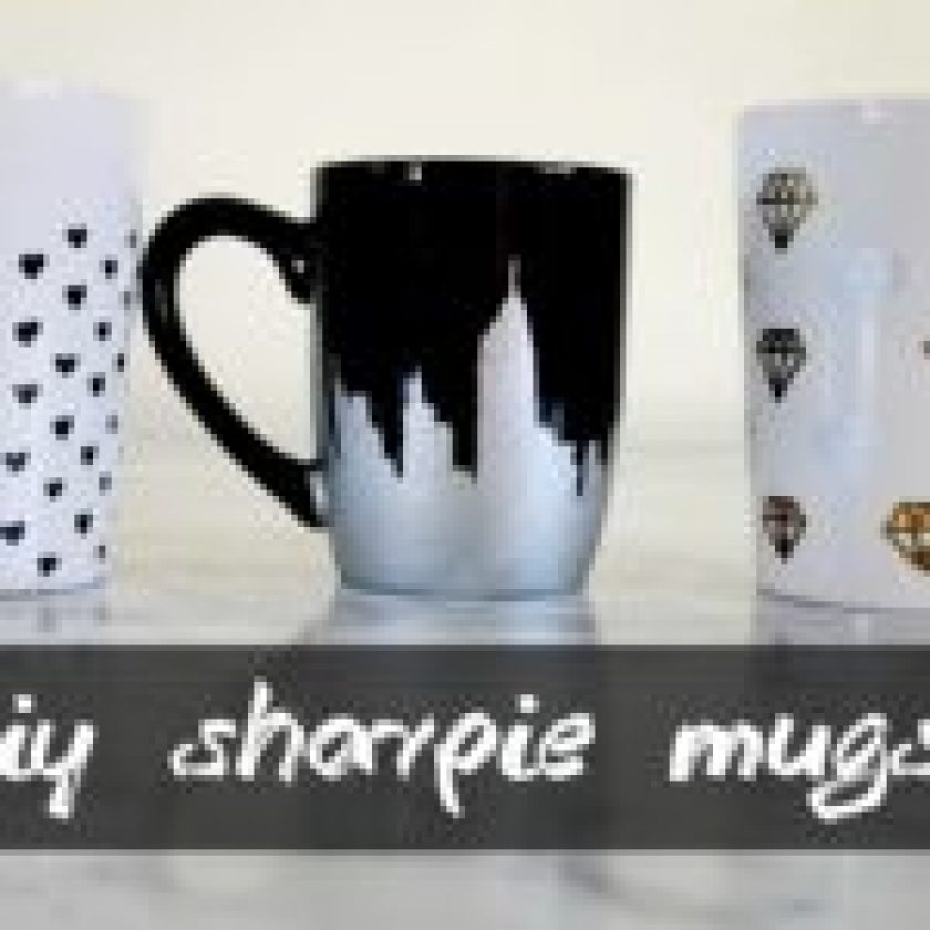 DIY sharpie mugs ideas