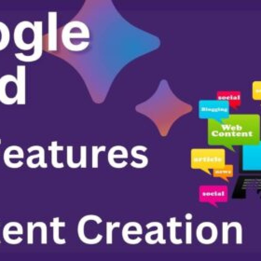 Google Bard AI, content creation features, social