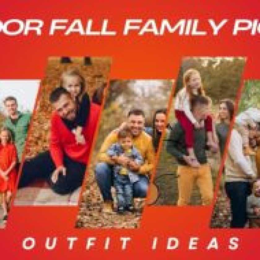 Outdoor Fall Family Picture Outfit Ideas