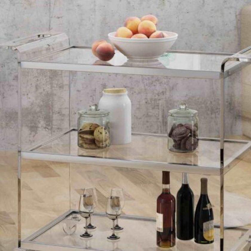 Outdoor bar cart