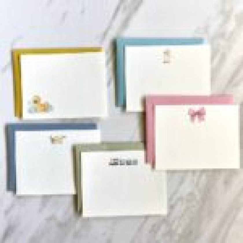 Personalize Plain Stationery