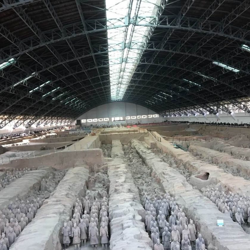 The Museum of Qin Terracotta Warriors and Horses in Xi'an, China
