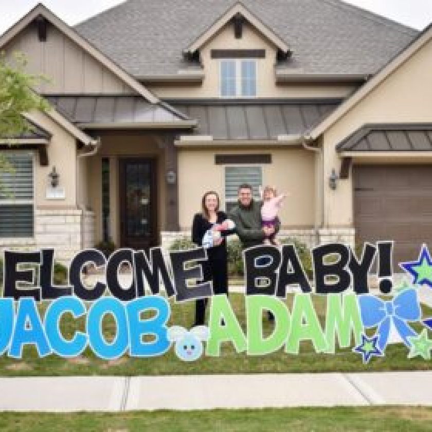 Welcome Baby Yard Signs