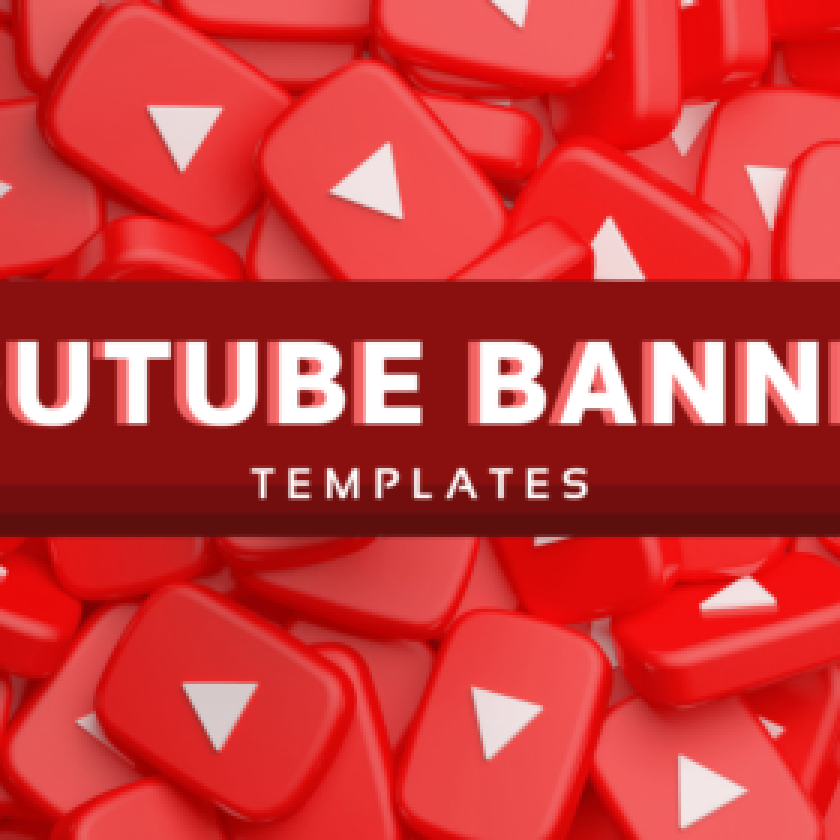 YouTube banner template