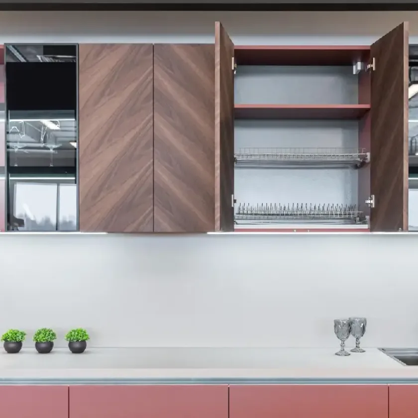 modern base cabinets with drawers for kitchen storage